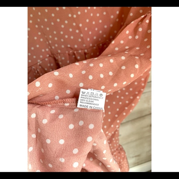 Summer polka-dot babydoll dress - Picture 6 of 7